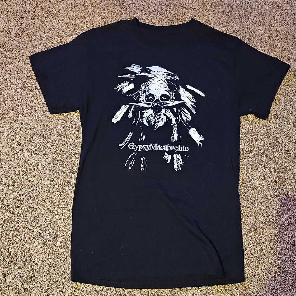 Gypsy Macabre Custom Black Graphic T-Shirt